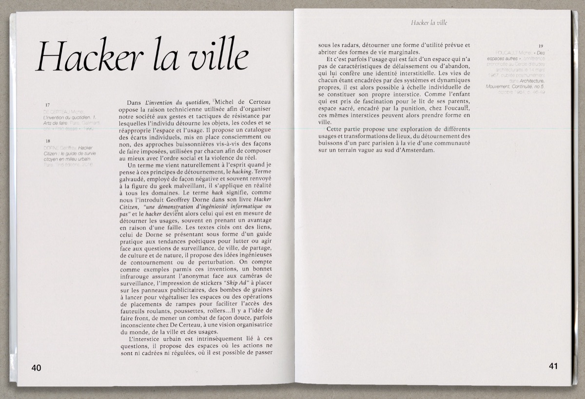 L’État interstitiel, une déambulation dans la ville en négatif — Thesis